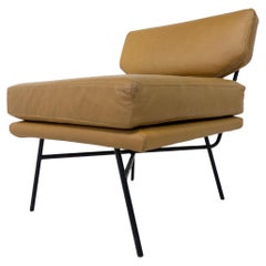 Mid-Century Modern 'Elettra' Armchair by Stdio BBPR for Arflex, Leather and Iron