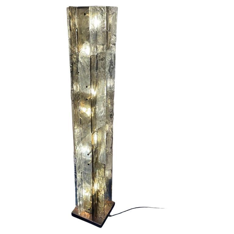Floor Lamp by Carlo Nason for Mazzega, Murano Glass, Italy, 1960s