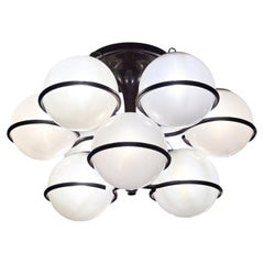 Chandelier Mod. 2042-9 by Gino Sarfatti for Arteluce, Italy, 1960s