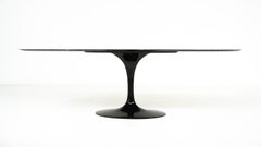 Table à manger « Tulip » d'Eero Saarinen pour Knoll, marbre noir, années 1960