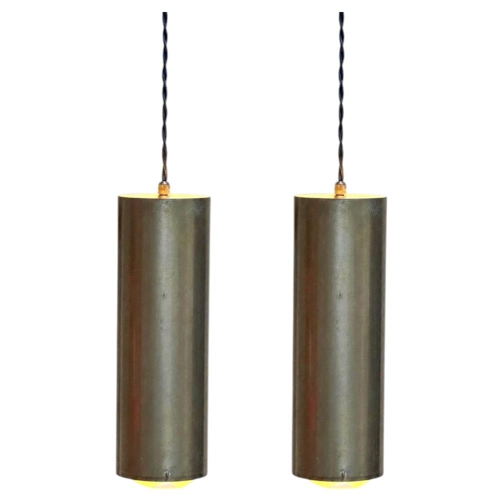 Pair of Suspensions by Max Ingrand for Fontana Arte, 1960s For Sale