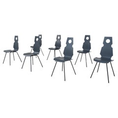 Mid-Century Chairs Theo Häberli Switzerland, 1960s - 7 chairs