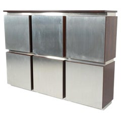 Mid-Century Modern Shelve by Acerbis, Italy, Wood and Metal, 1970s