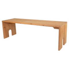 Dining table from " Mobili nella Valle" Series by Mario Ceroli for Poltronova