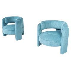 Paire de fauteuils « Bleu » contemporains, Italie
