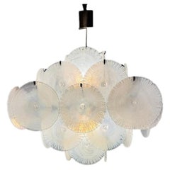 Murano glass chandelier by Carlo Nason for Mazzega, 1970s