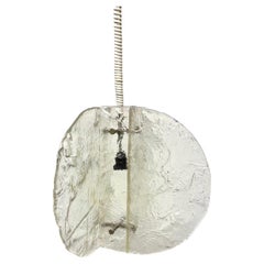 Lámpara de techo de cristal de Murano de mediados de siglo, de Carlo Nason, Italia, década de 1960