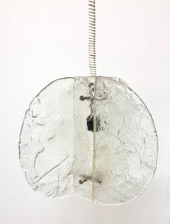 Lámpara de techo de cristal de Murano de mediados de siglo, de Carlo Nason, Italia, década de 1960
