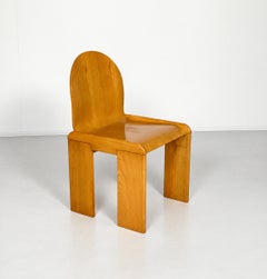 Set of 6 Plywood Chairs by Afra and Tobia Scarpa, Italy, 1970s