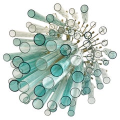 Kaskaden-Kronleuchter aus Murano-Glas im Mid-Century-Modern-Stil von Venini, Italien, 1960er Jahre
