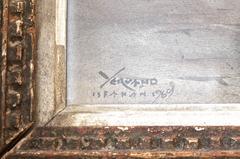 Mosque Interior Watercolor by Nahapetian Yervand "Isfahan, 1969"