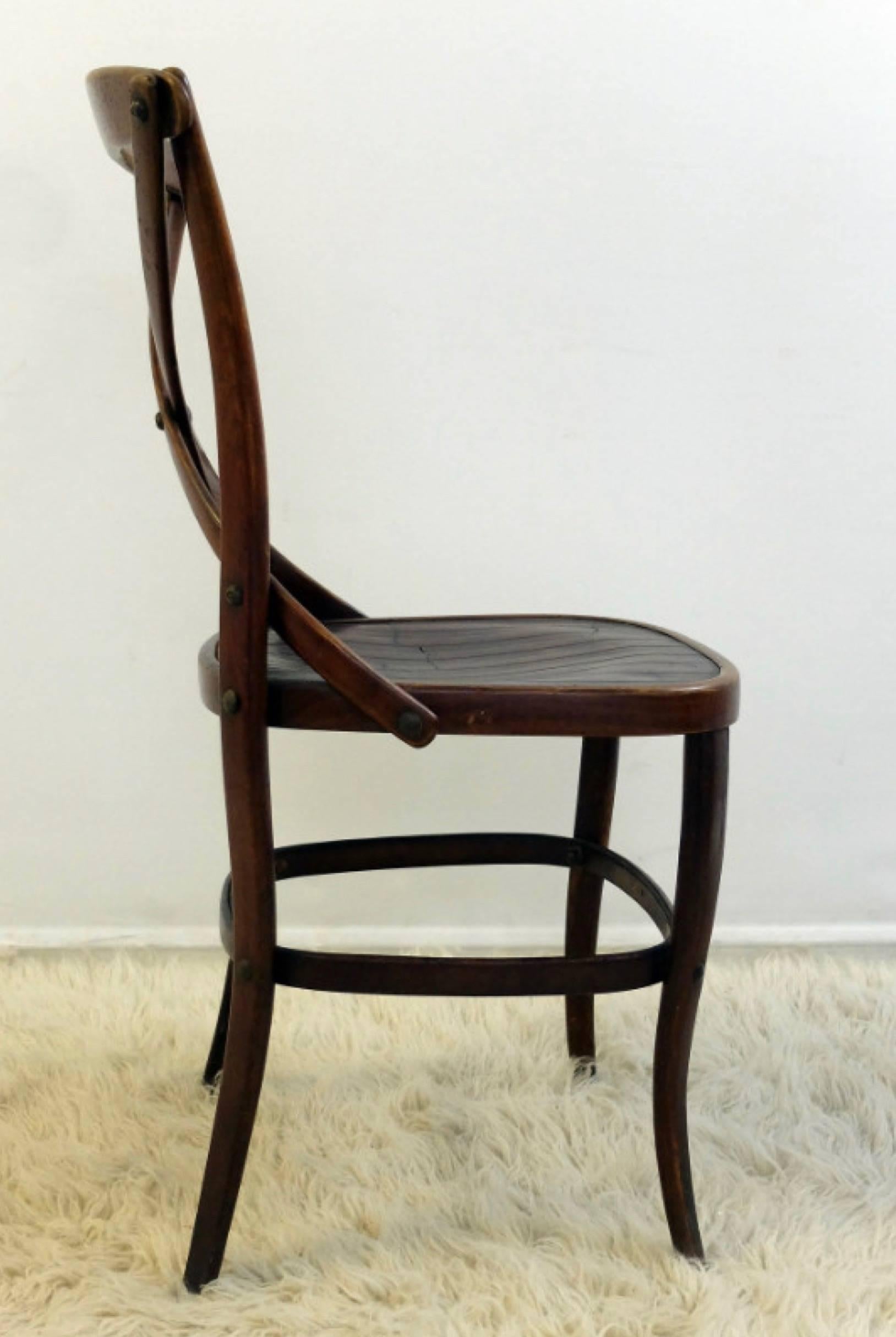 Ein Paar N91-Stühle von Jacob und Josef Kohn aus dem späten 19. Jahrhundert (Wiener Secession) im Angebot