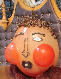 Exceptionnel paravent de séparation de pièce par Herman Blondeel et Hans Weyers, 1991