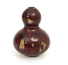 Axel Salto, Vase aus Steingut in Calabash-Form, Royal Copenhagen