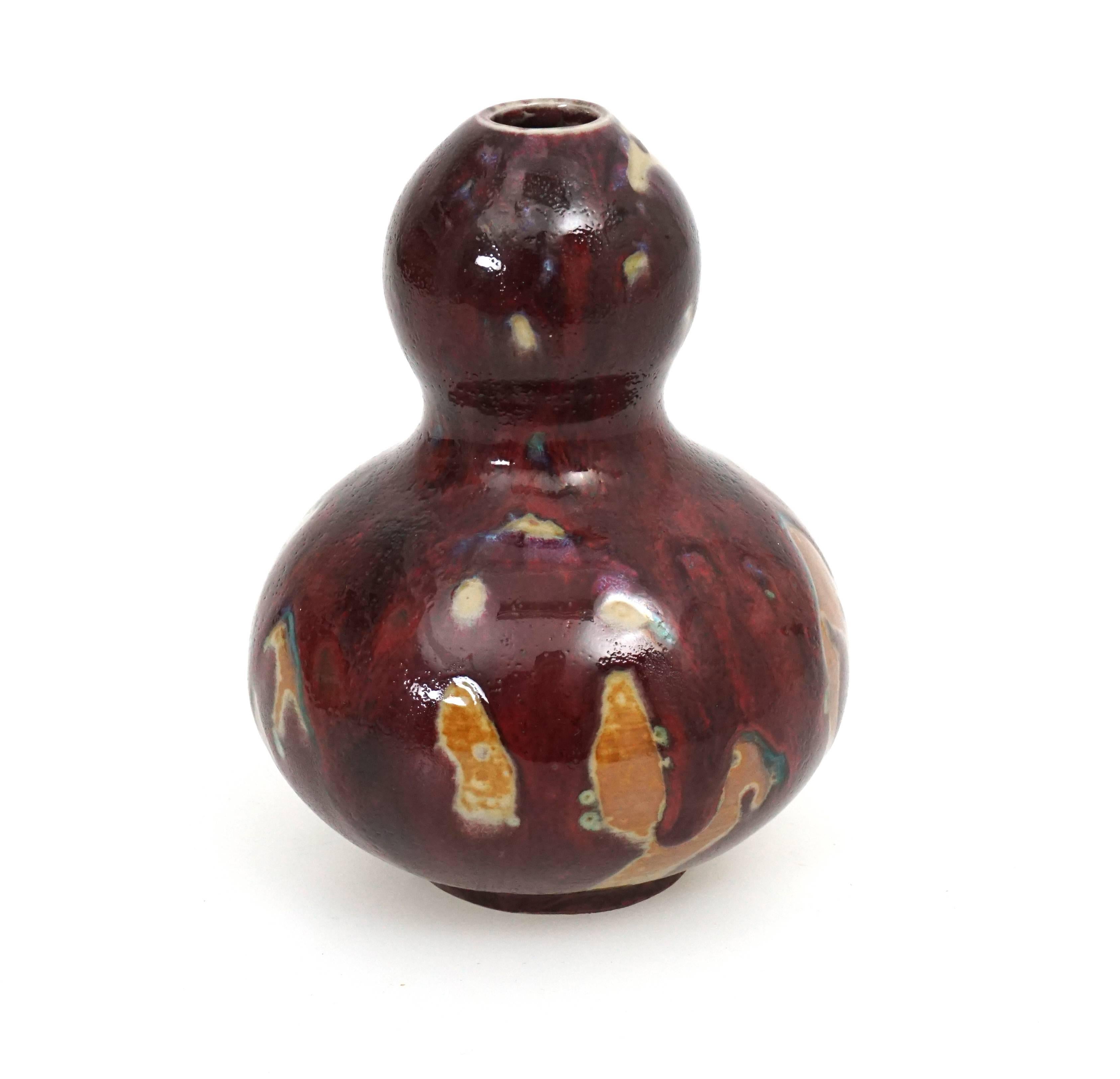 Other Axel Salto, A Calabash-Shaped Stoneware Vase, Royal Copenhagen For Sale