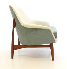 Ib Kofod-Larsen, Denmark Easy Chair, Teak, Type "2", Designed 1957