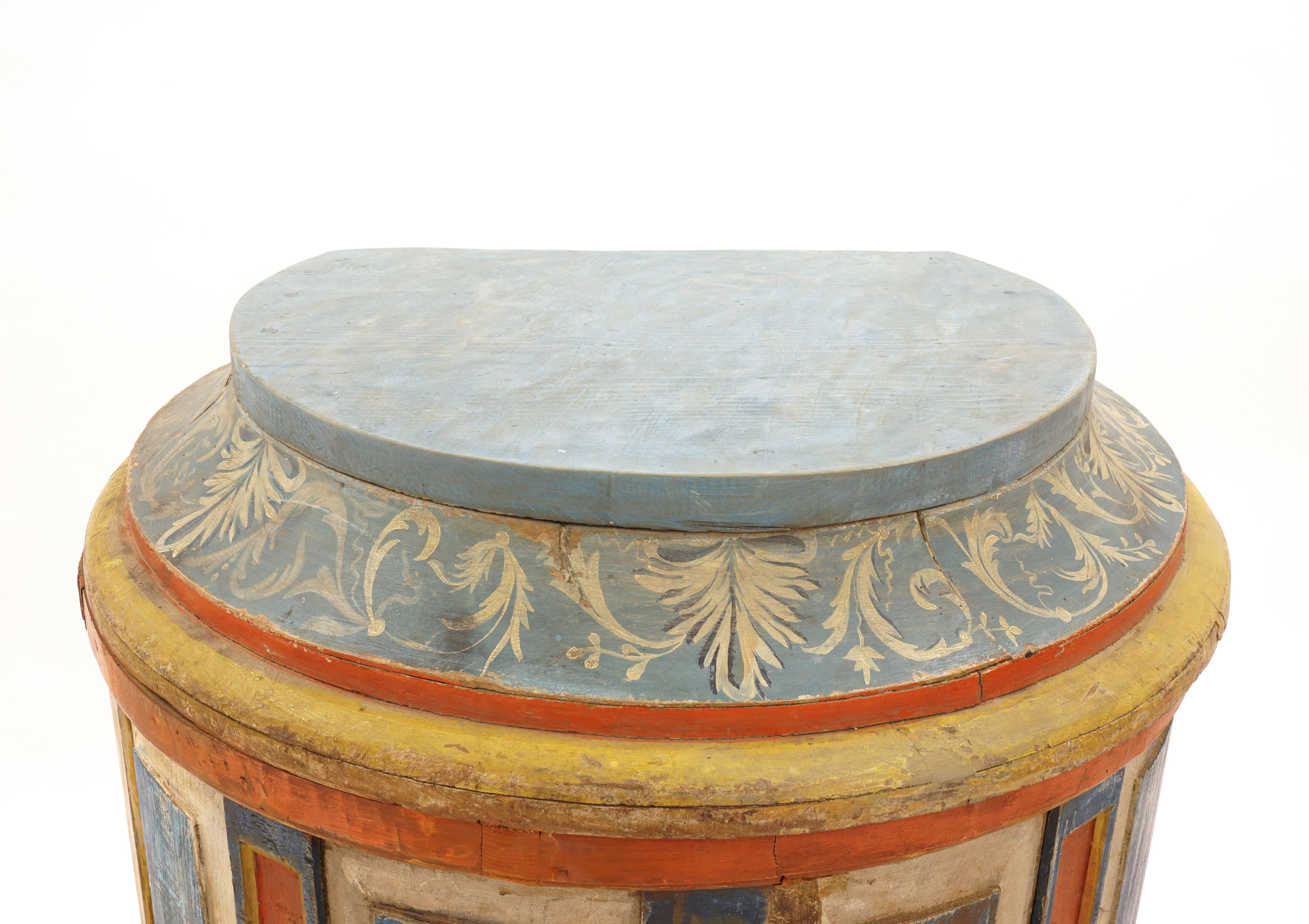 Early 19th century late Gustavian pedestal.