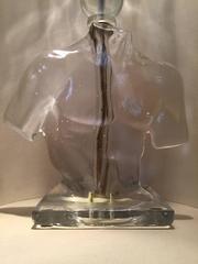 Mid-20th Century pair of  Murano Glass Base Lamp with Torso