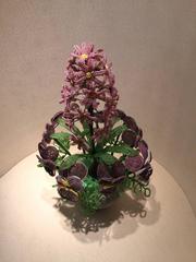Early 20th Century Beaded Flowers Potted