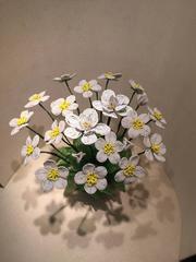 Early 20th Century Beaded Flowers Potted