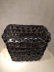 Rectangular Shape "Rostrato" Glass Vase