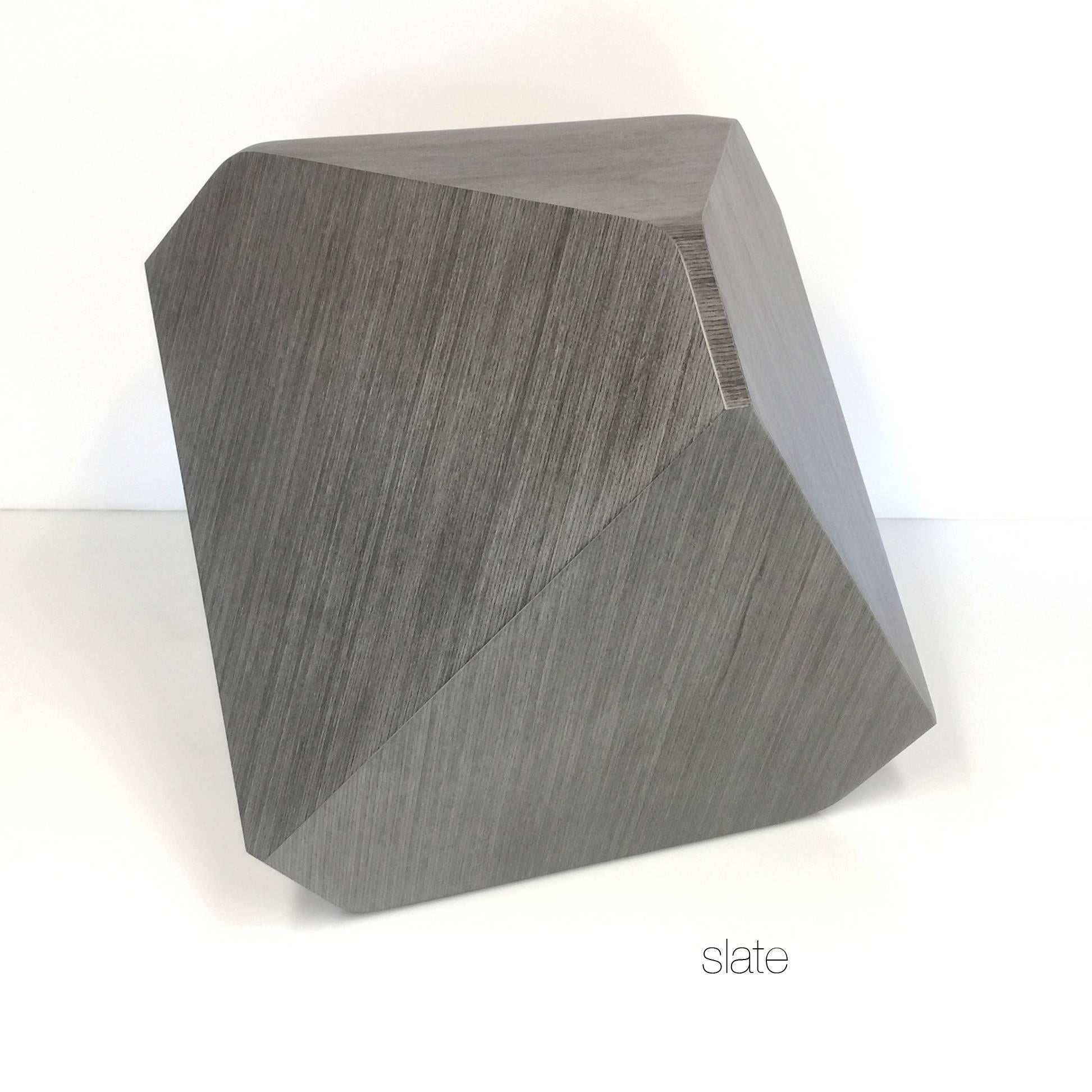 Contemporary William Earle Hal the first faceted table or stool designed 2000 For Sale