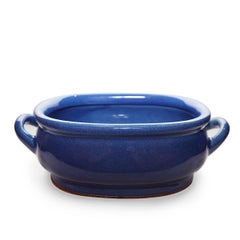 Contemporary Vase in Cobalt Blue