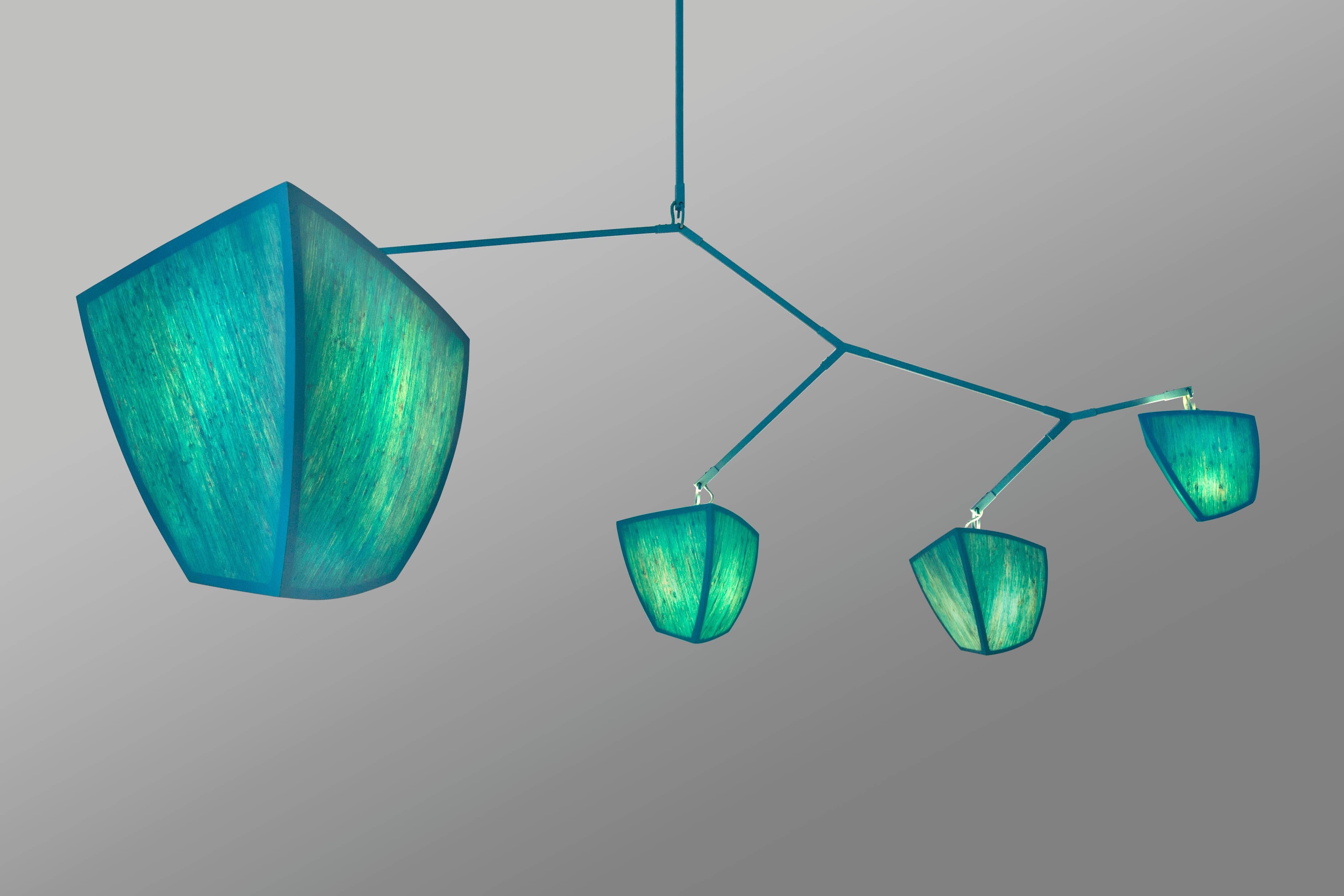 Lustre mobile en bambou Constantin 4 : ABCG, fabriqué à la main par Andrea Claire Studio Neuf - En vente à Los Angeles, CA