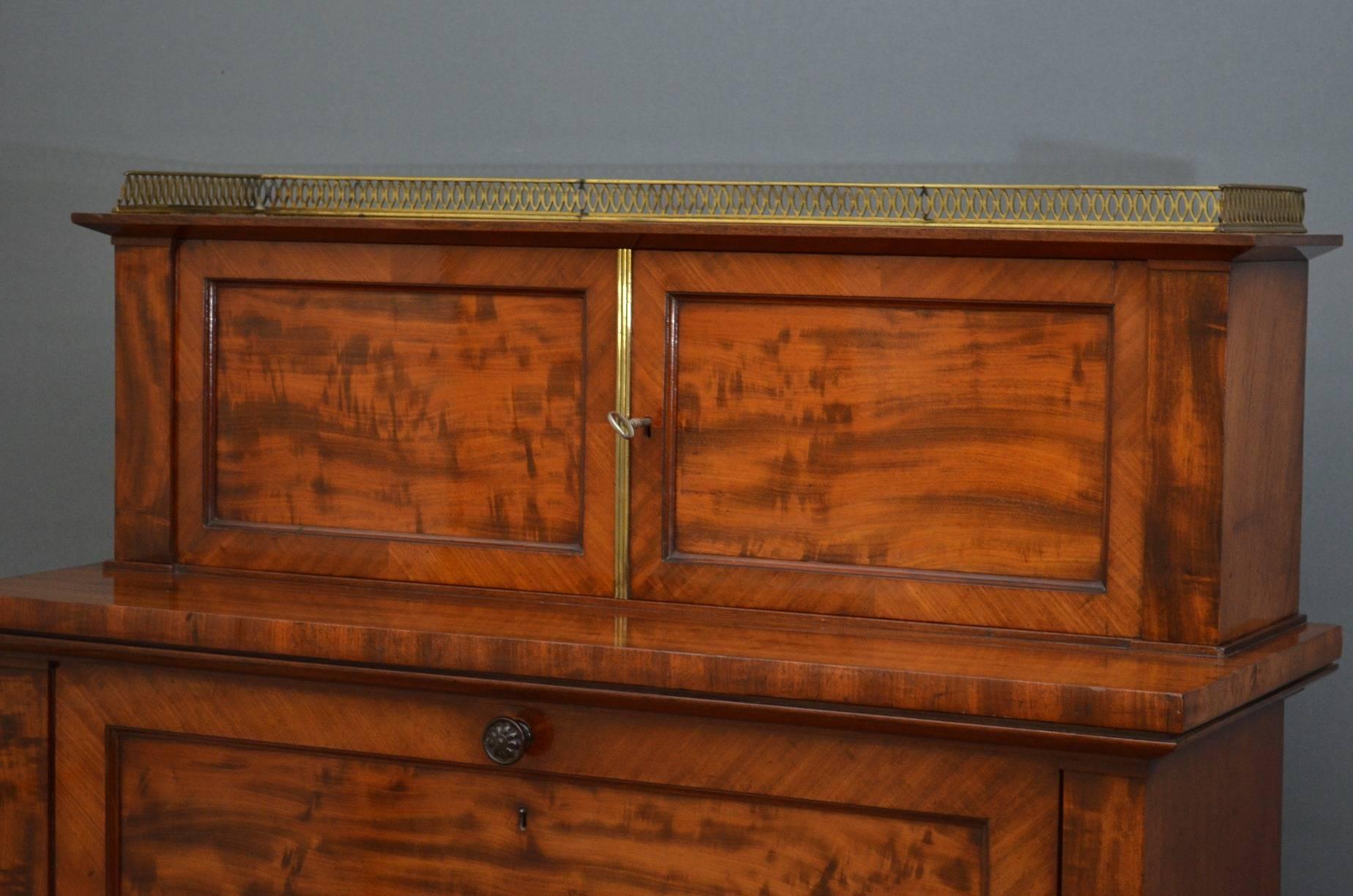 Guglielmo IV Magnifico secretaire in mogano William IV in vendita