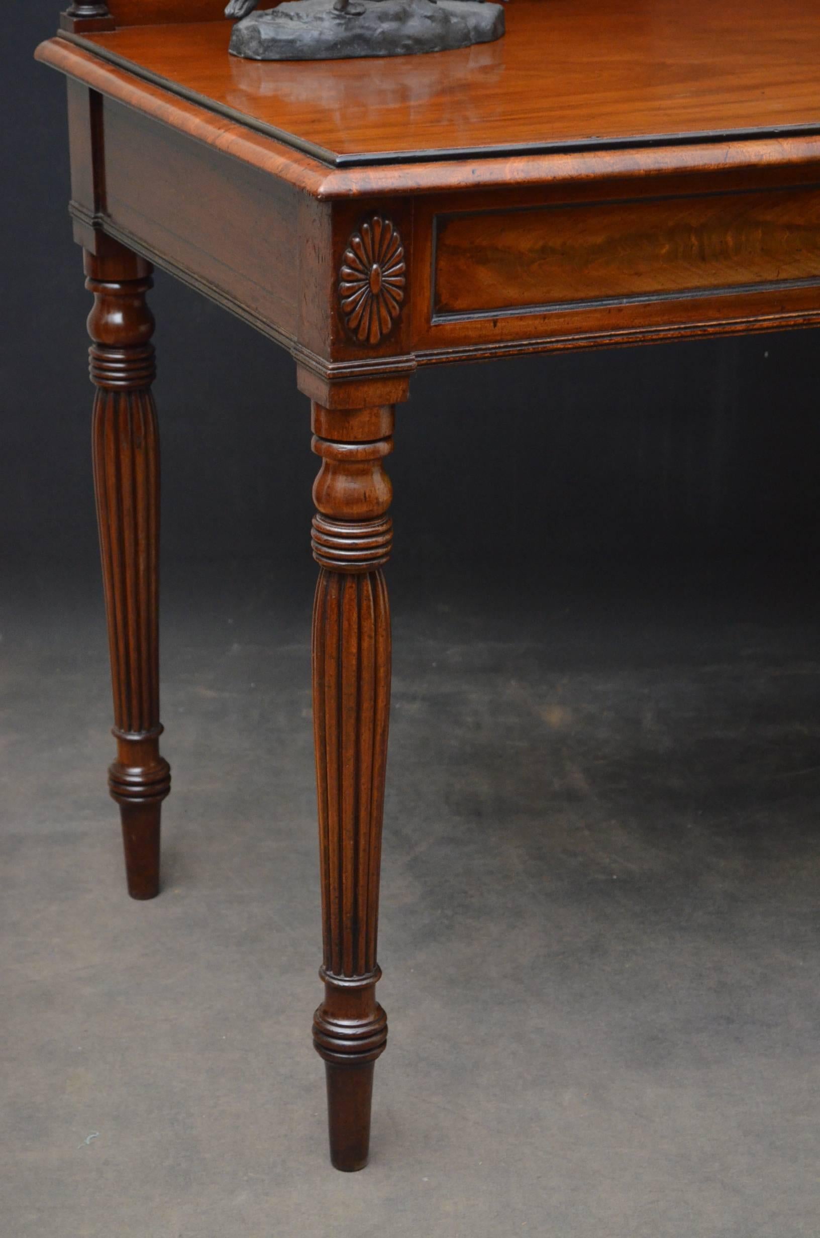 Regency Mahogany Serving Table, Regency Server 1