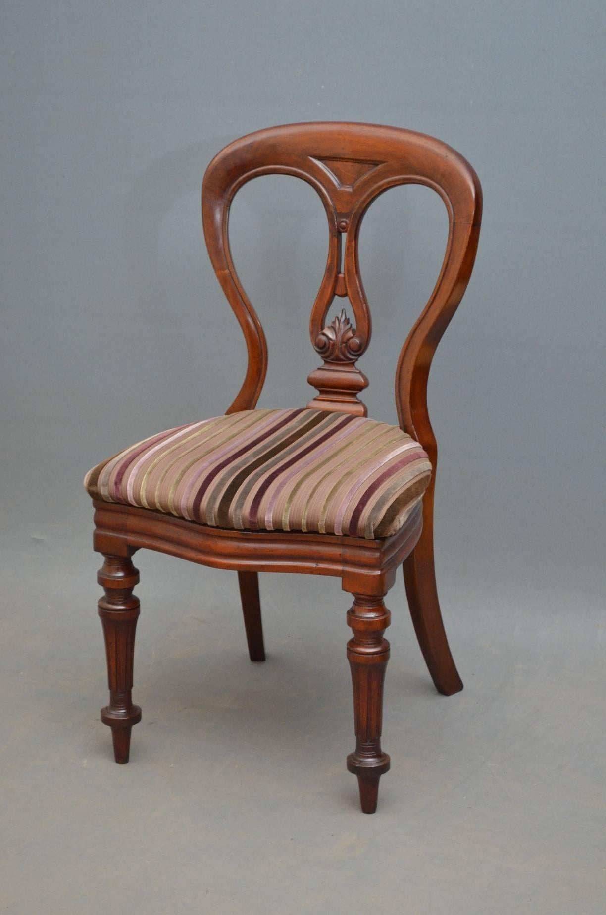 victorian dining chairs mahogany