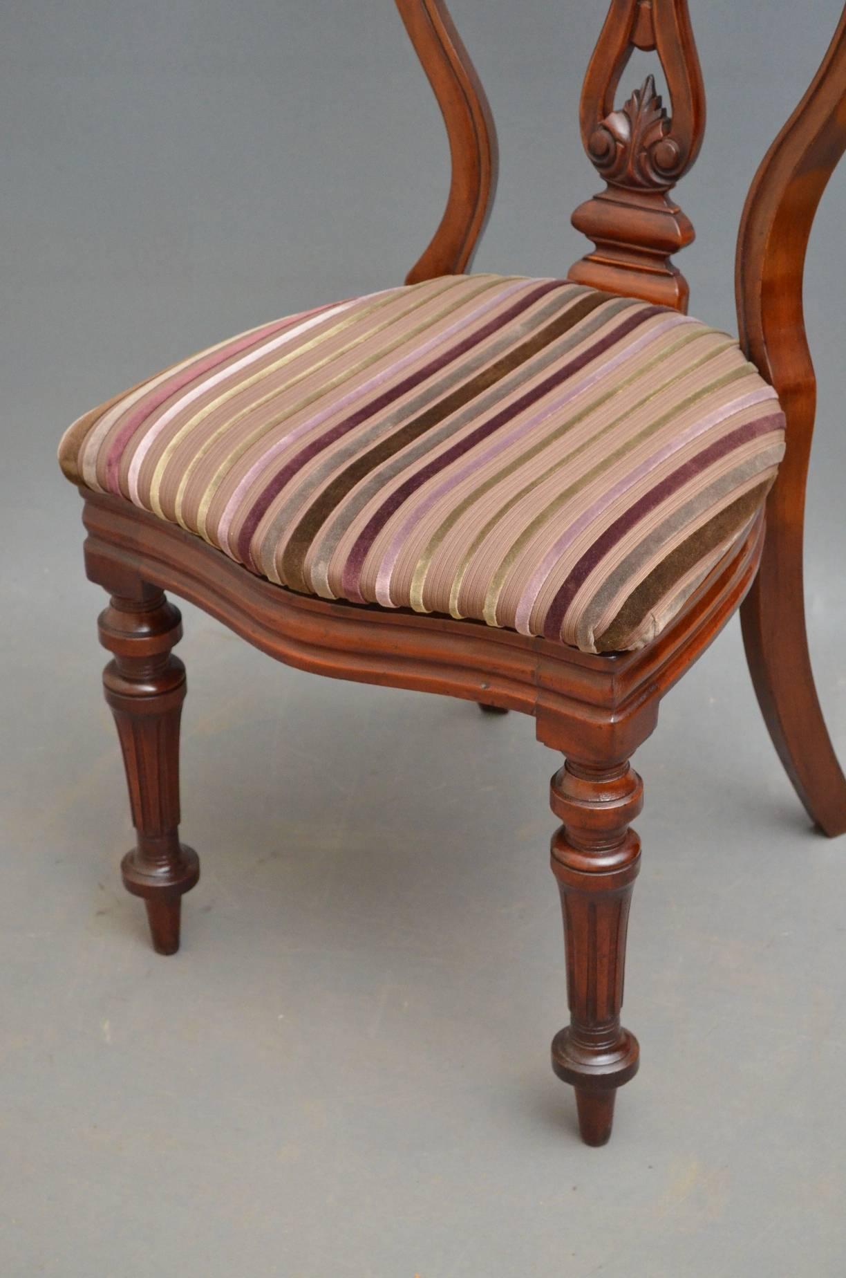 victorian mahogany chairs