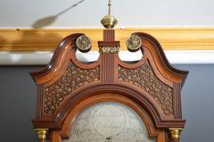 Georgian Oak and Mahogany Longcase Clock by John Scott, Edinburgh