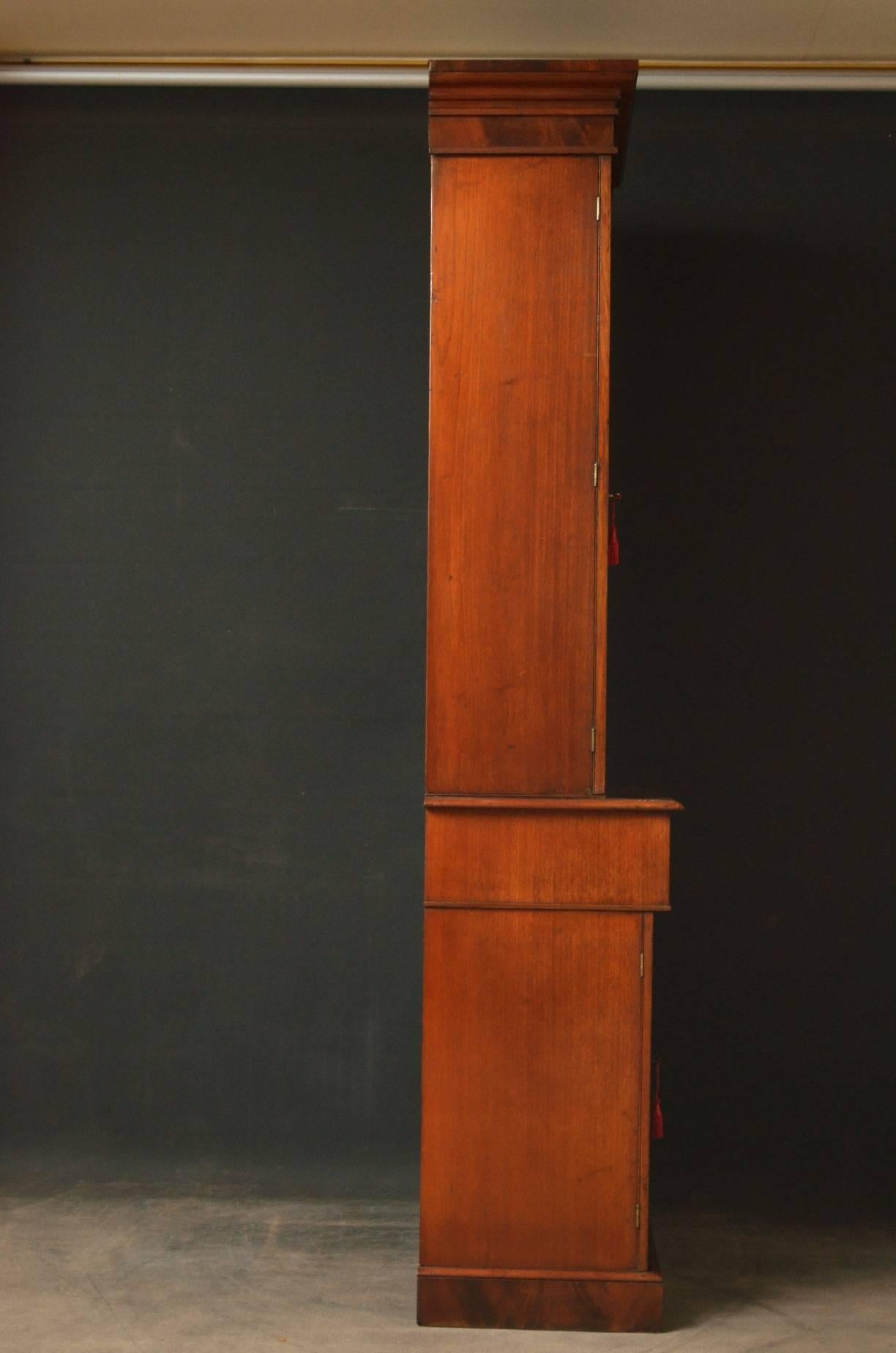 Exceptional Slim William IV Bookcase in Mahogany 2