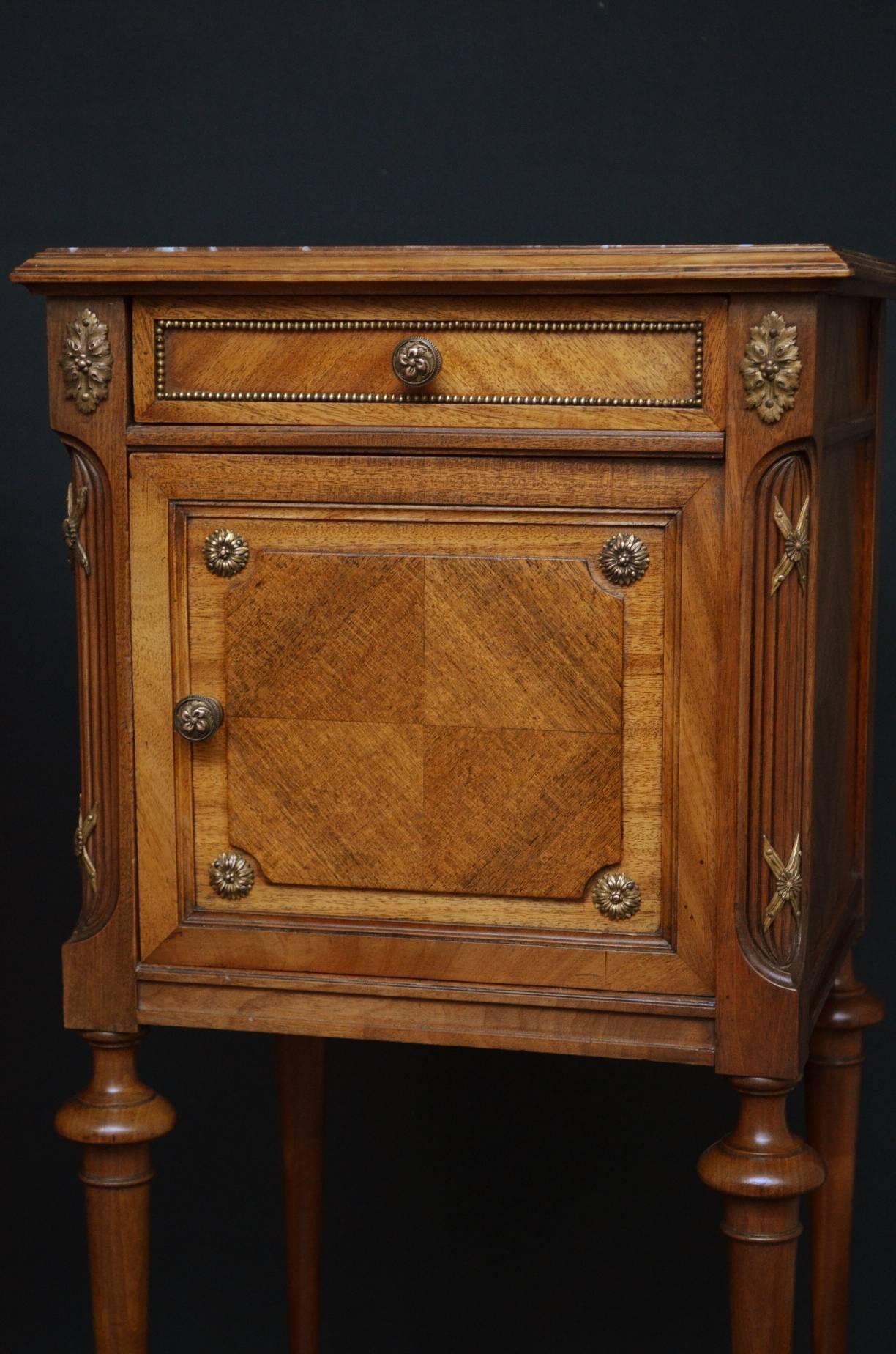French Continental Pair of Bedside Cabinets