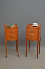 French, Pair of Bedside Cabinets