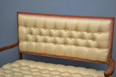 Elegant Edwardian Mahogany and Inlaid Sofa