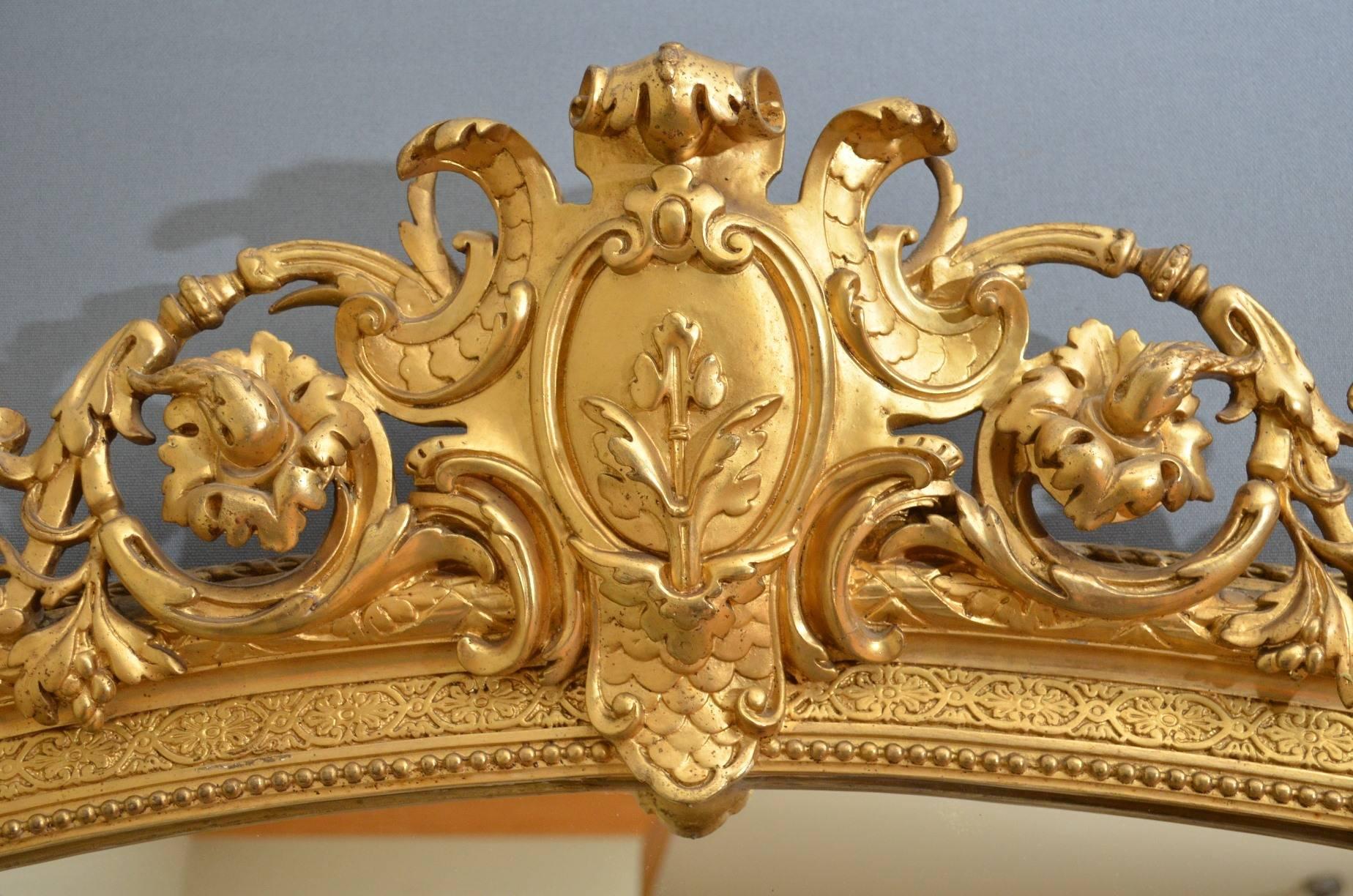 Early Victorian 19th Century Giltwood Mirror