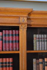 Victorian Reformed Gothic Oak Bookcase