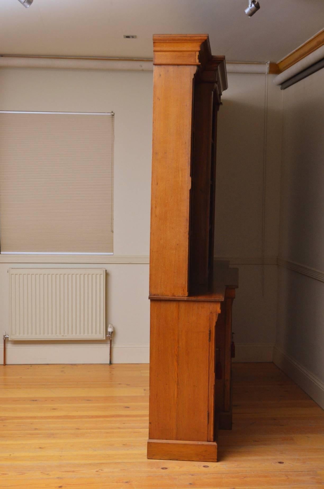 Victorian Reformed Gothic Oak Bookcase 3