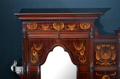 Art Nouveau Mahogany Hall Stand by J. Shoolbred