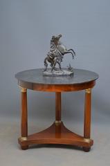 French Mahogany Gueridon Table