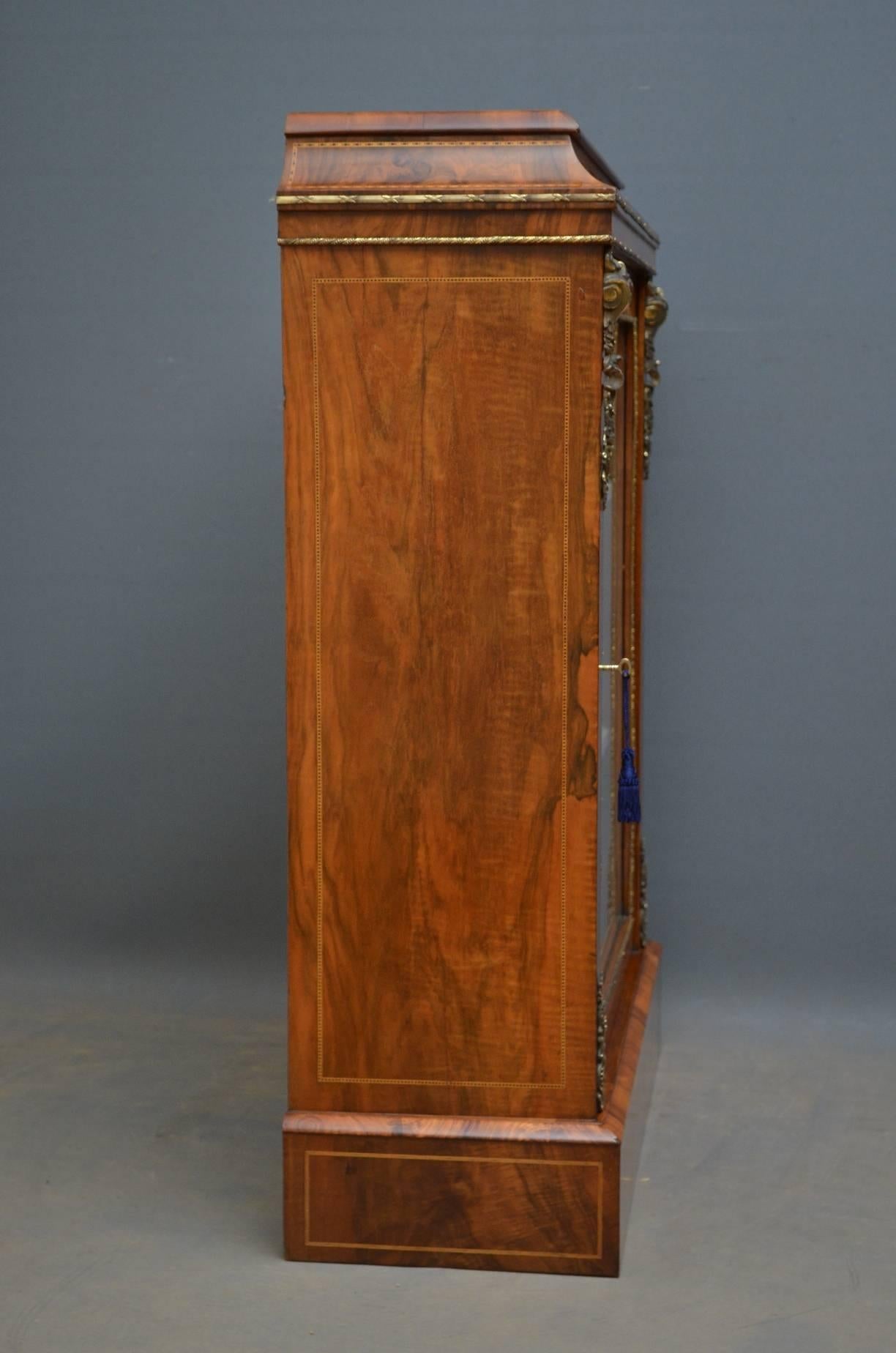 Victorian Walnut Pier Cabinet 3