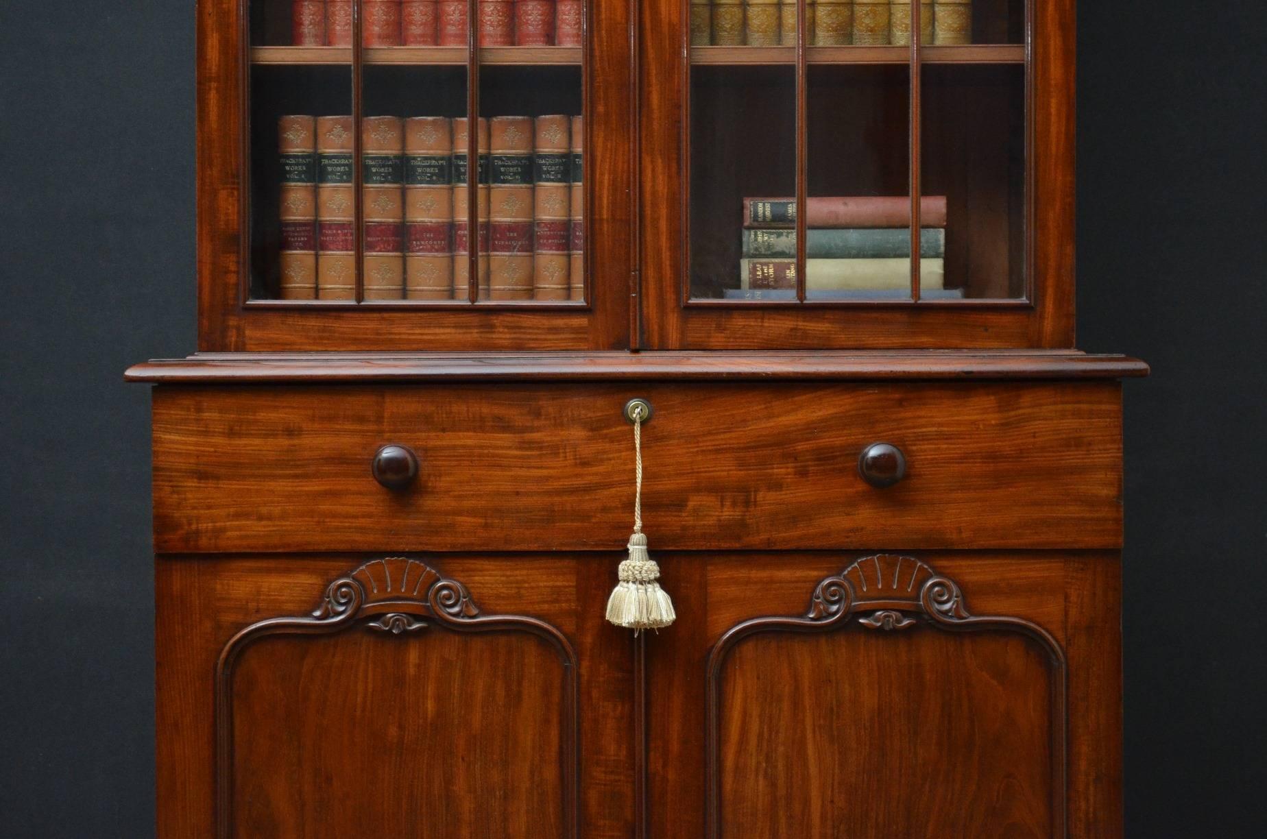 Mid-19th Century William iv Mahogany Bookcase
