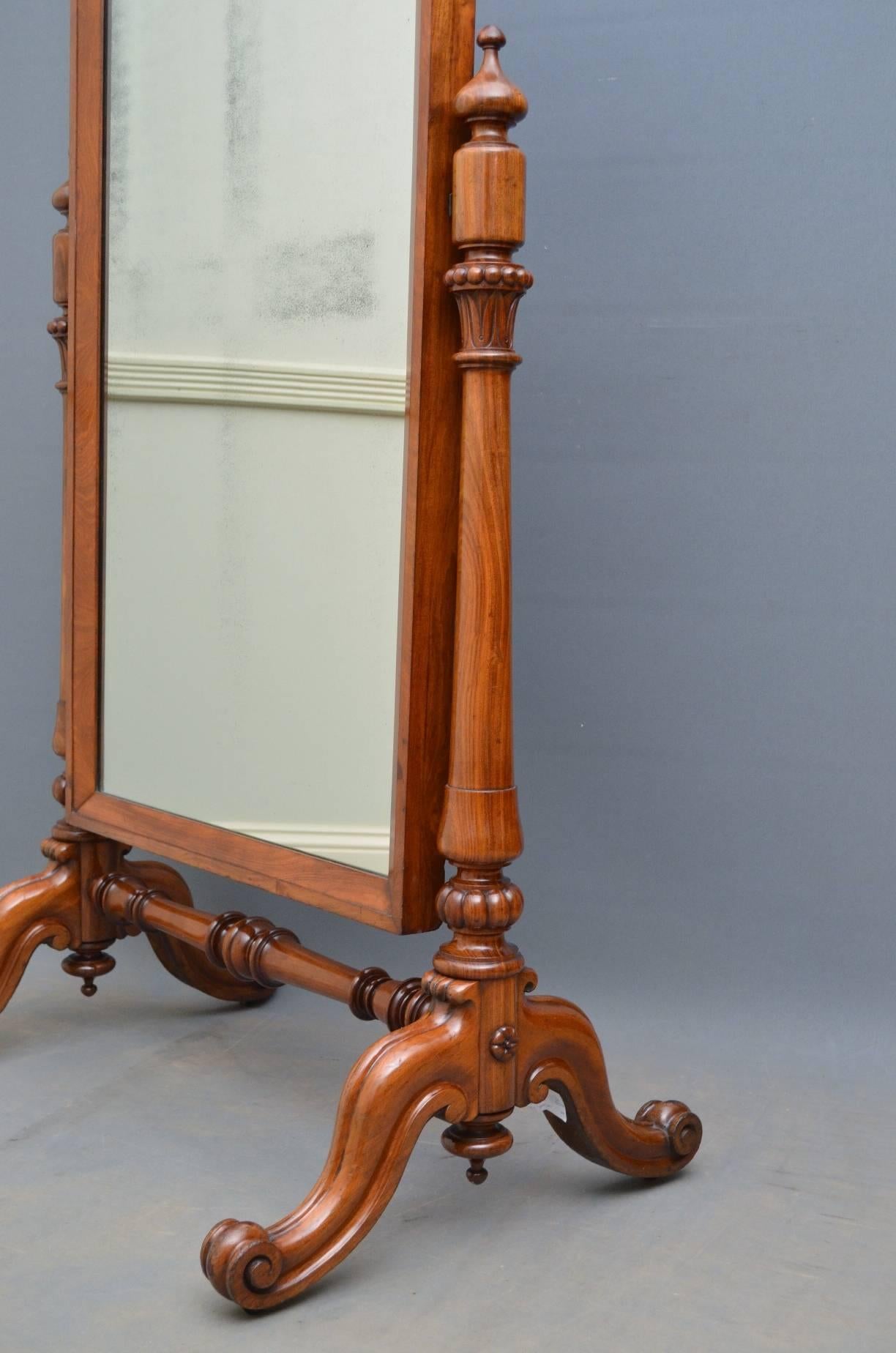 victorian standing mirror