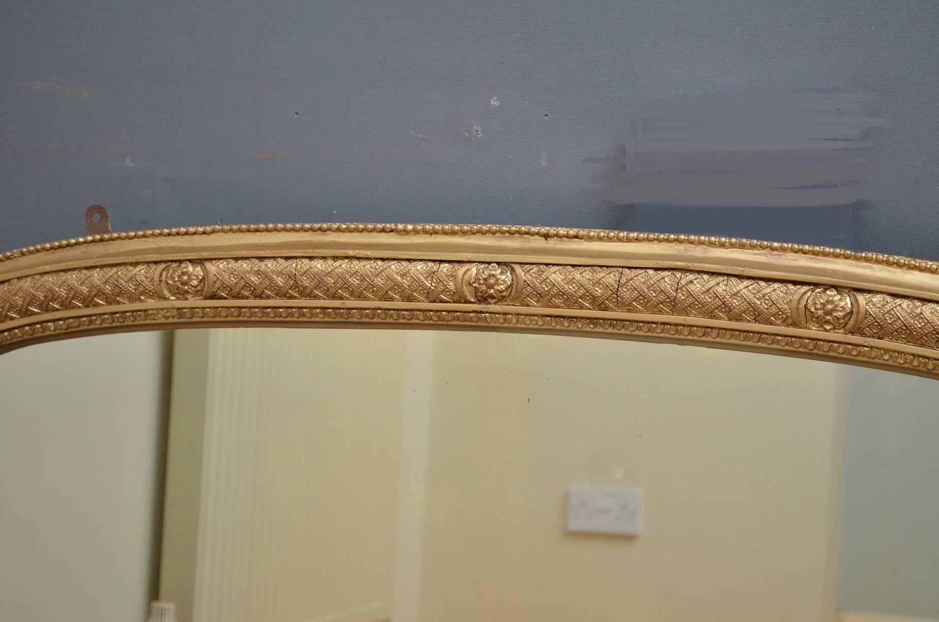 Great Britain (UK) Victorian Giltwood Wall Mirror