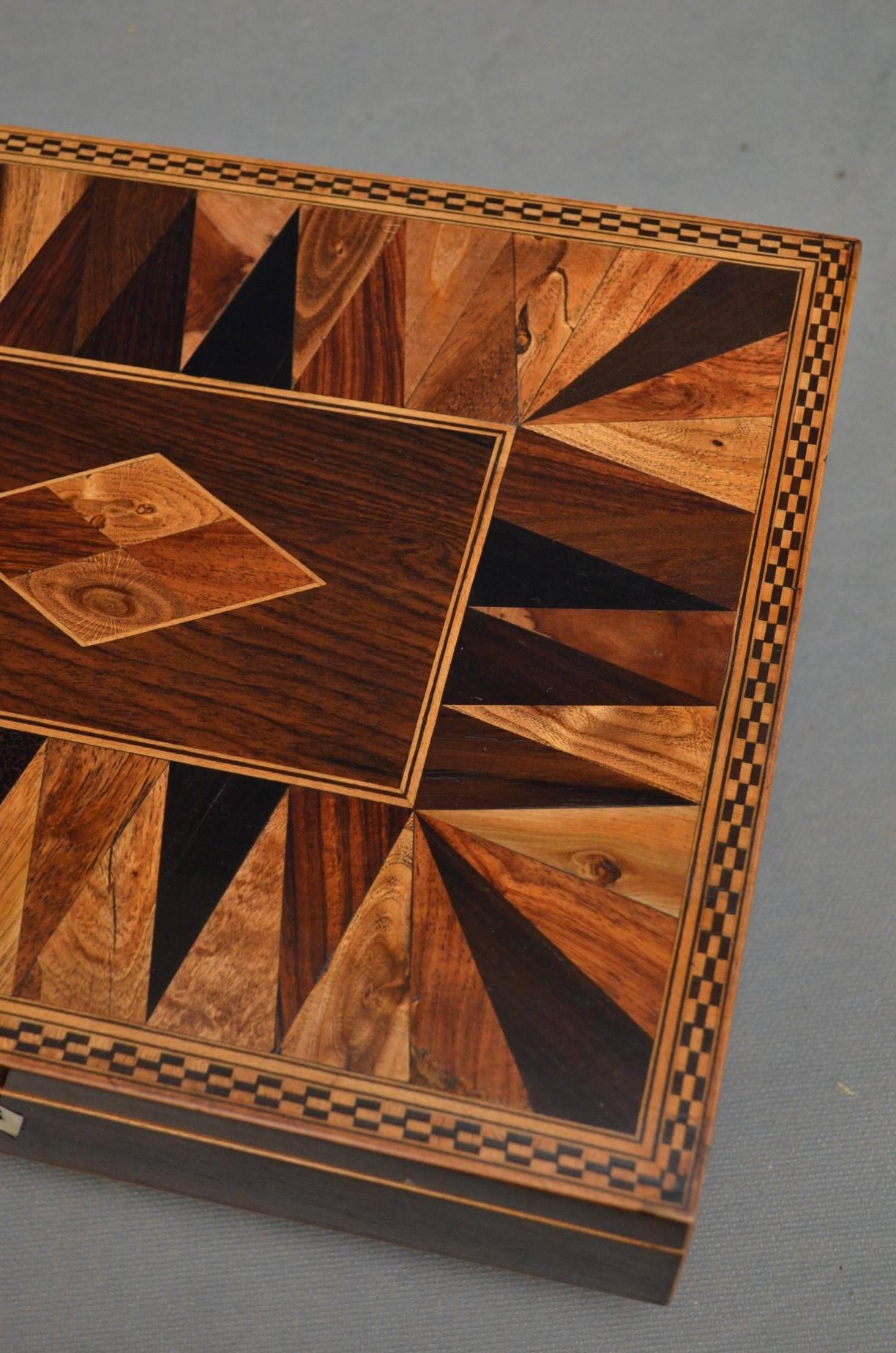 Great Britain (UK) Regency Rosewood Jewelry Box with Tray
