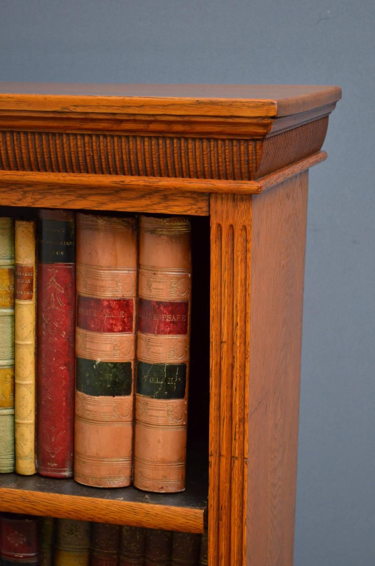 Victorian Oak Open Bookcase (Vereinigtes Königreich (UK))