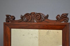 William IV Mahogany Cheval Mirror