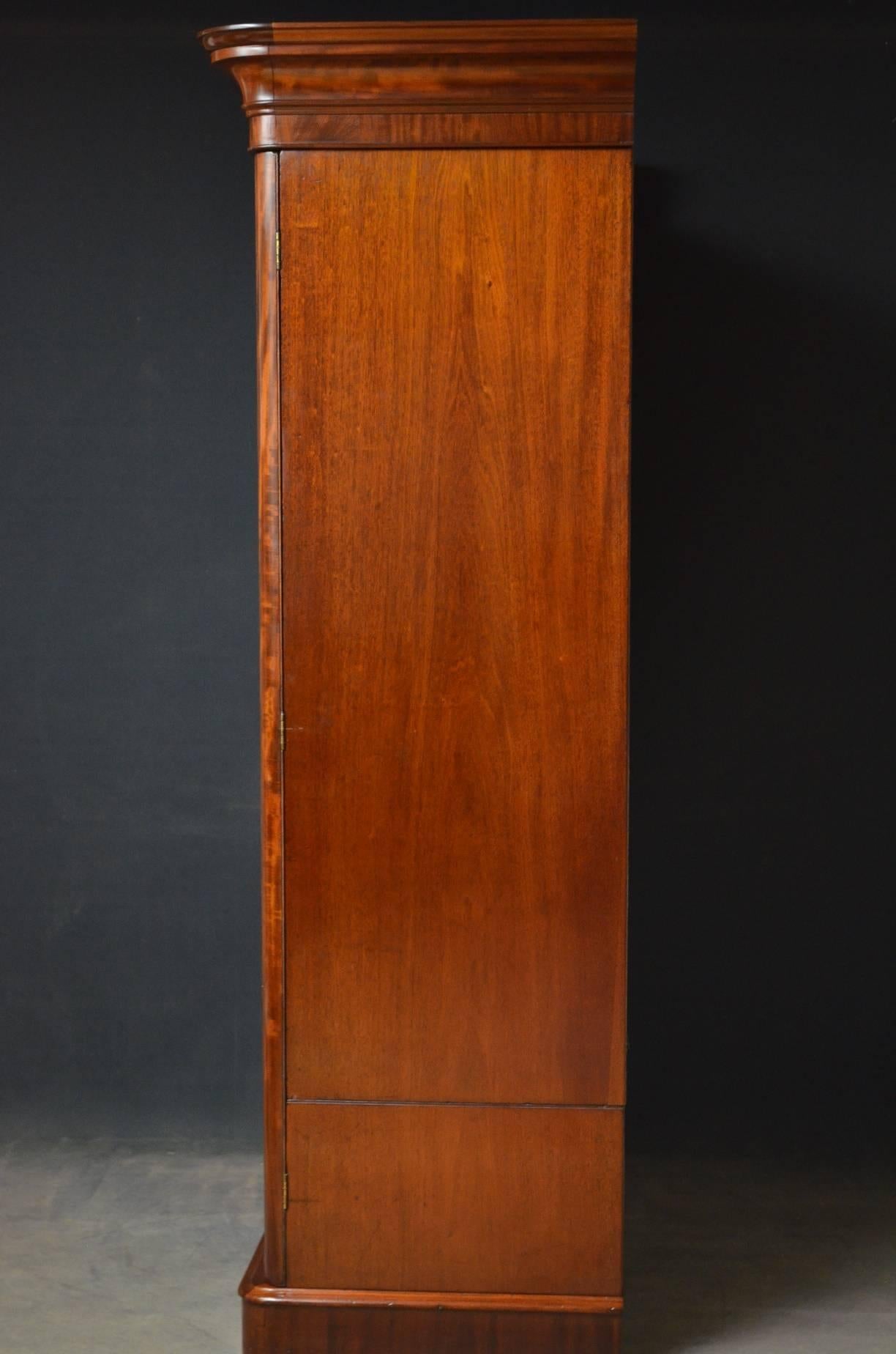 Victorian Mahogany Two-Door Wardrobe 2